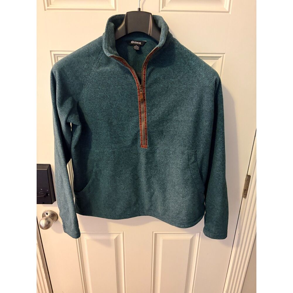 Sherpa Adventure Gear Quarter Zip Fleece Pullover Women's XL Green Outdoor